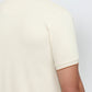 Raymond Men White Modern Fit Solid Polo Neck Collar T-shirt