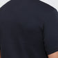 Raymond Men Blue Modern Fit Solid Polo Neck Collar T-shirt