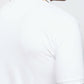 Raymond Men White Modern Fit Solid Polo Neck Collar T-shirt
