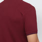 Raymond Men Maroon Modern Fit Solid Polo Neck Collar T-shirt
