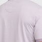 Raymond Men Violet Modern Fit Stripe Polo Neck Collar T-shirt