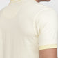 Raymond Men Yellow Modern Fit Stripe Polo Neck Collar T-shirt
