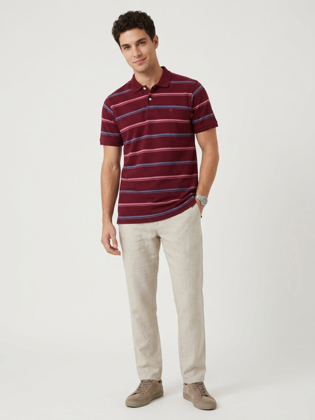 Raymond Maroon T-Shirt