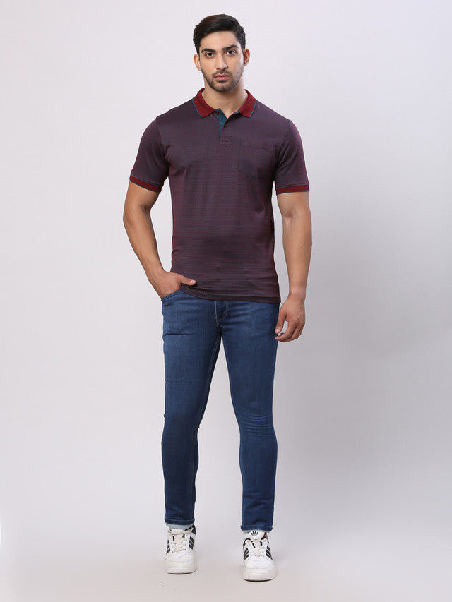 Raymond Maroon T-Shirt