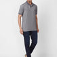 Raymond Contemporary Fit Solid Medium Green T-Shirt