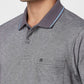 Raymond Contemporary Fit Solid Medium Green T-Shirt