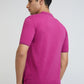 Raymond Red Solid Modern Fit Cotton T-Shirt