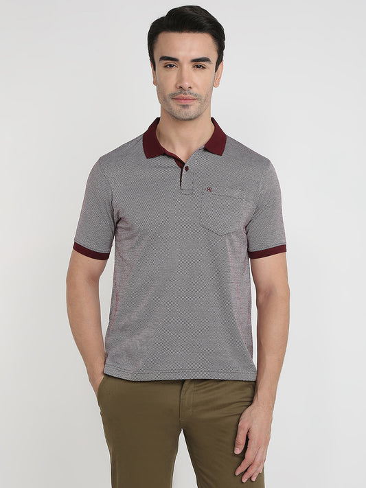 Raymond Maroon T-Shirt