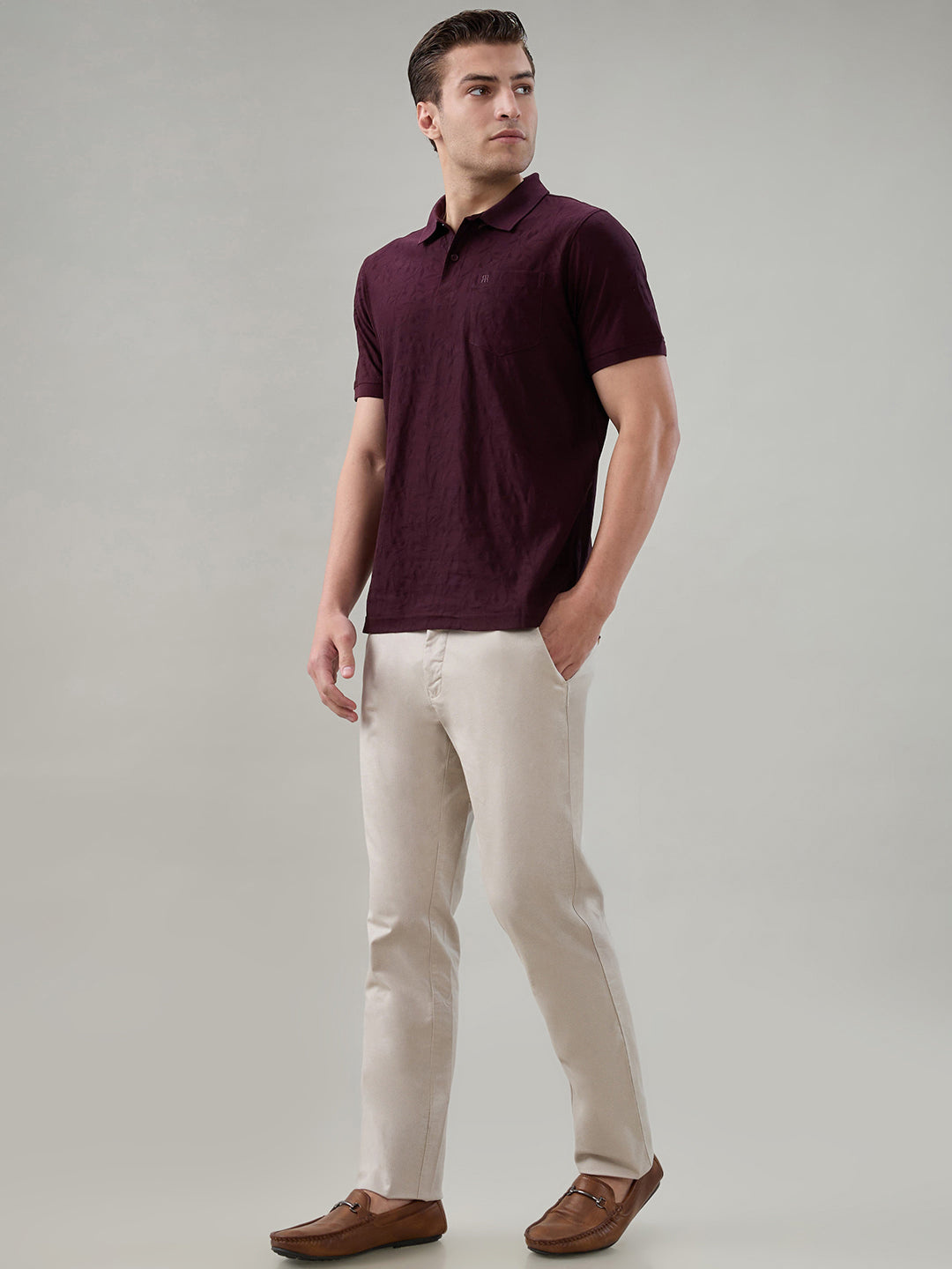 Raymond Maroon T-shirt