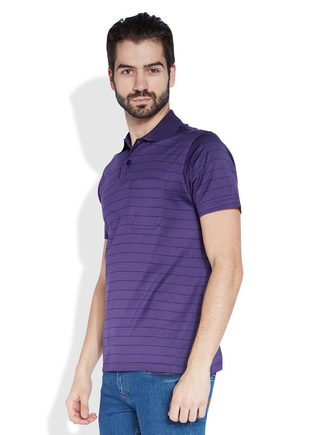 Raymond Blue Tailored Fit Cotton T-Shirt