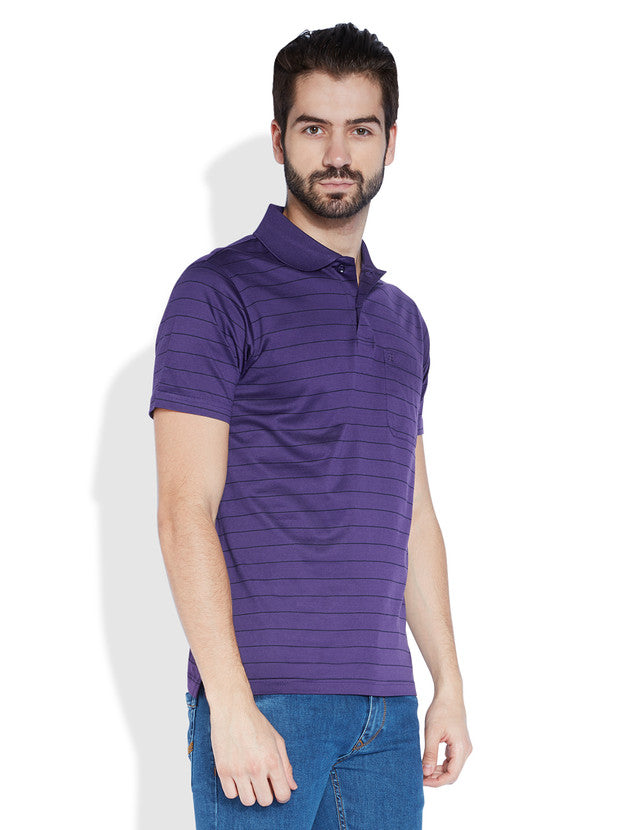 Raymond Blue Tailored Fit Cotton T-Shirt