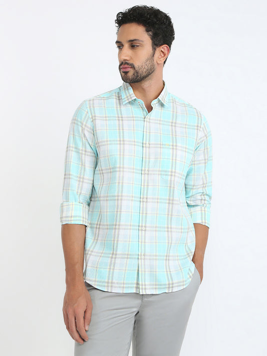 Raymond Yellow Casual Shirt 