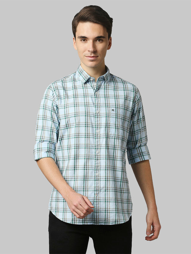 Raymond Blue Casual Shirt 