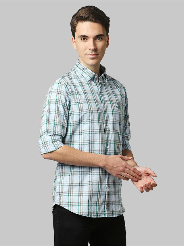 Raymond Blue Casual Shirt 