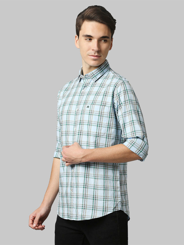 Raymond Blue Casual Shirt 