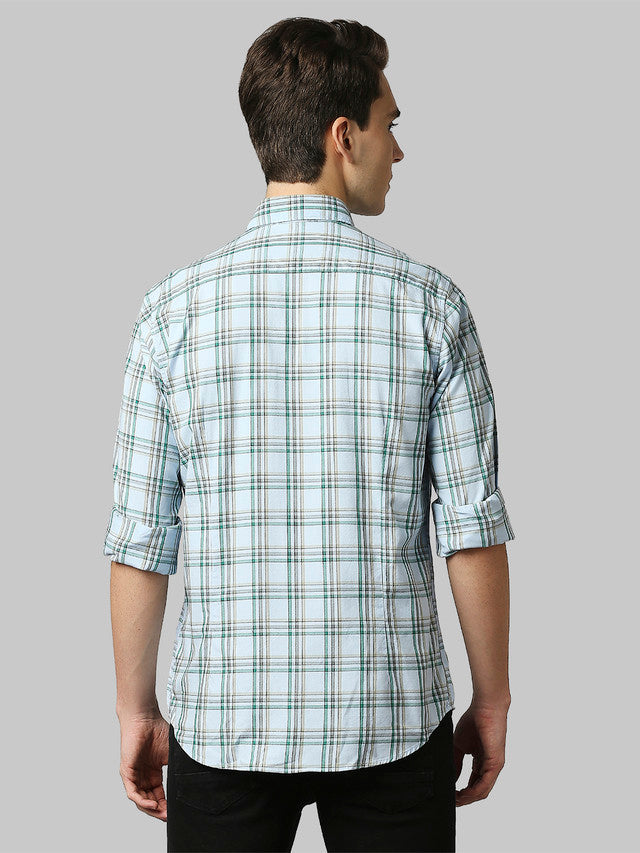 Raymond Blue Casual Shirt 