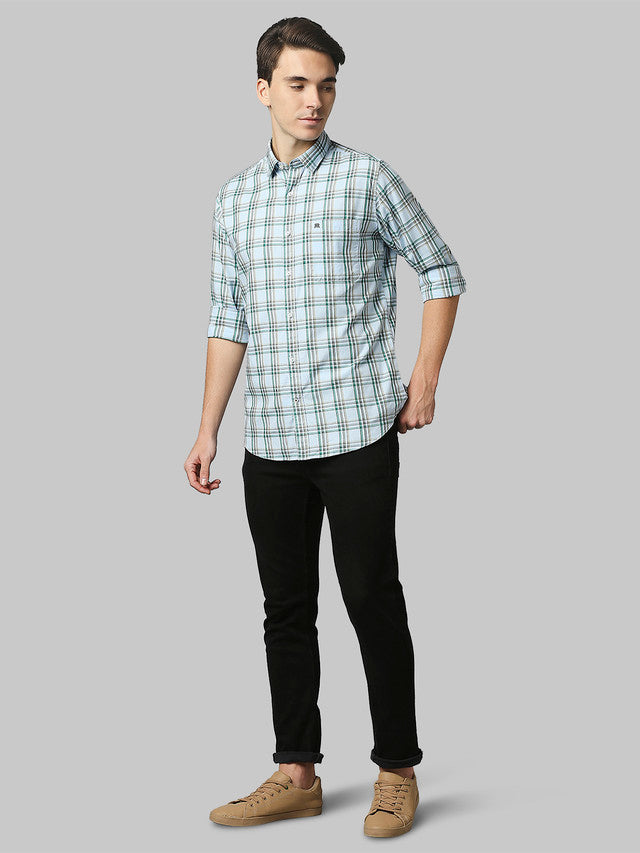 Raymond Blue Casual Shirt 