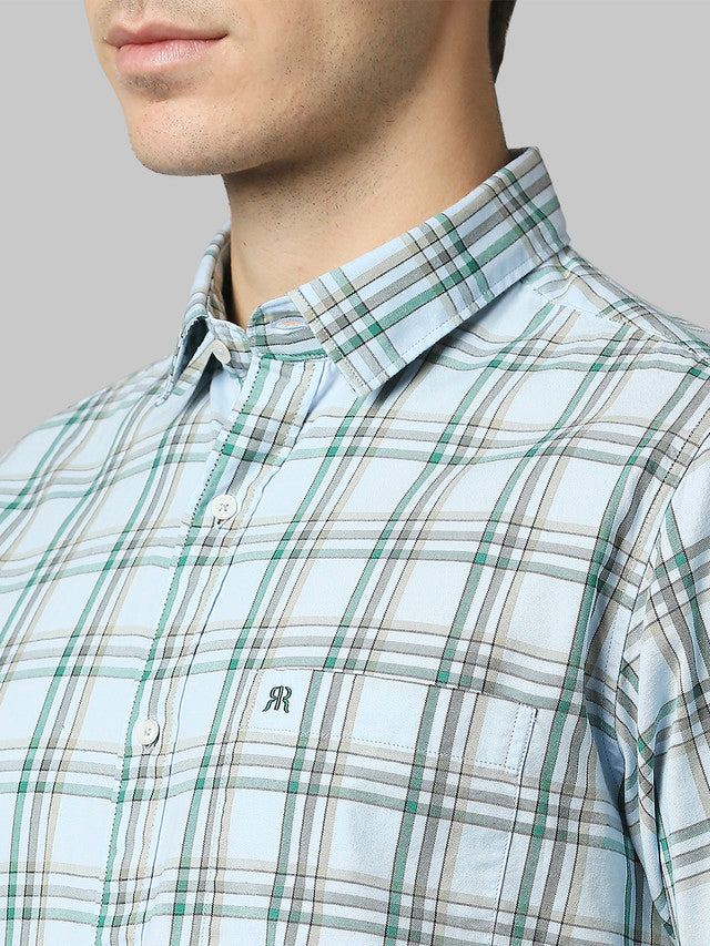 Raymond Blue Casual Shirt 