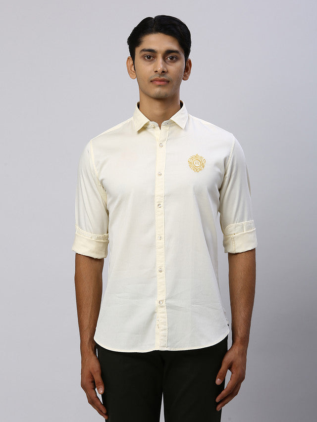 Raymond Beige Casual Shirt 