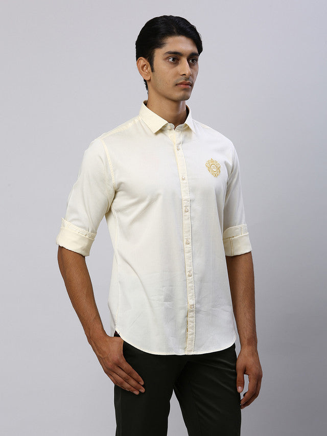 Raymond Beige Casual Shirt 