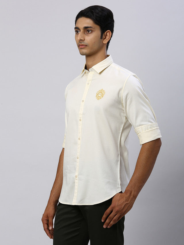 Raymond Beige Casual Shirt 