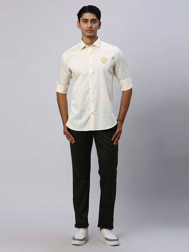 Raymond Beige Casual Shirt 