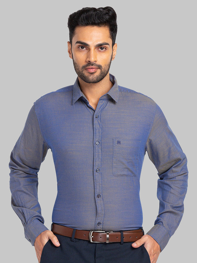 Raymond Blue Casual Shirt 