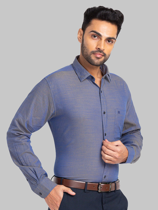 Raymond Blue Casual Shirt 