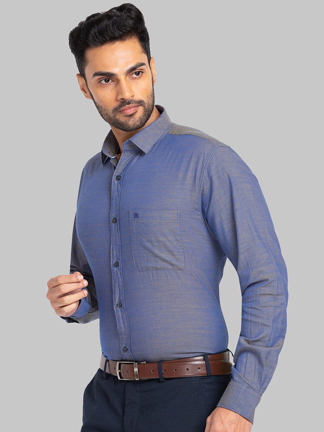 Raymond Blue Casual Shirt 