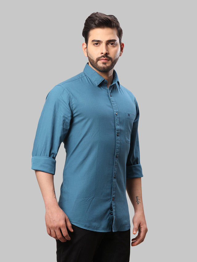 Raymond Blue Casual Shirt 