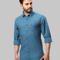 Raymond Blue Casual Shirt 