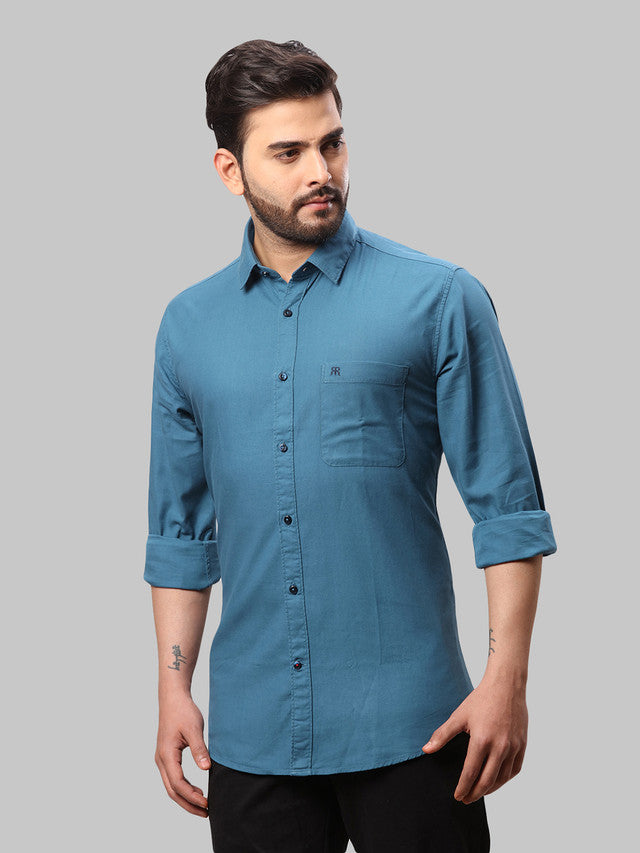 Raymond Blue Casual Shirt 