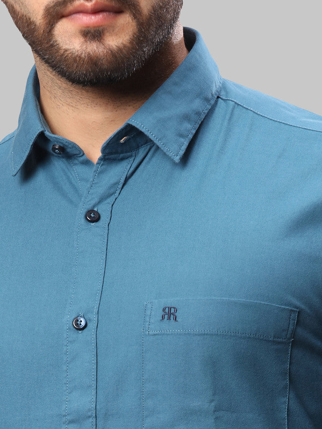 Raymond Blue Casual Shirt 