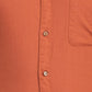 Raymond Red Solid Slim Fit Cotton Casual Shirt