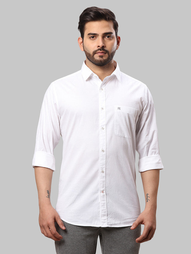 Raymond White Casual Shirt 