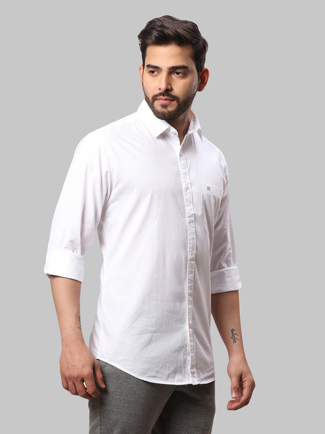 Raymond White Casual Shirt 