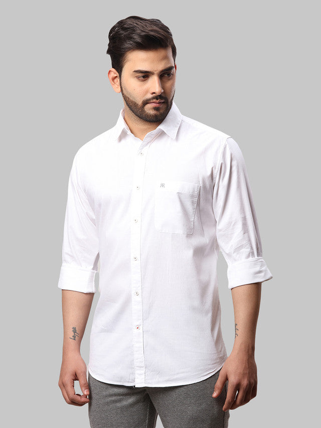 Raymond White Casual Shirt 