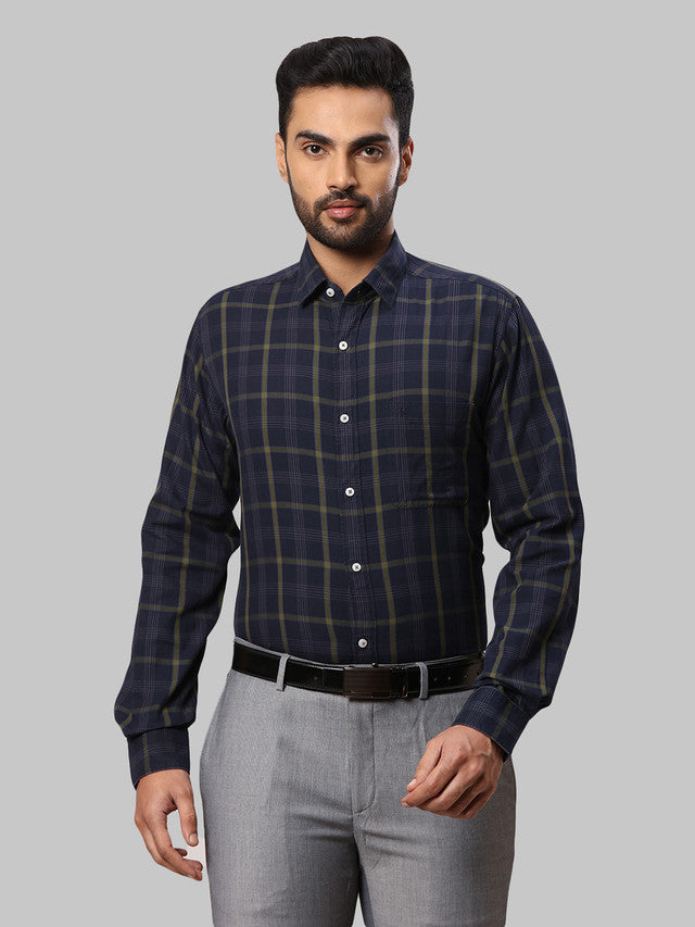 Raymond Blue Casual Shirt 