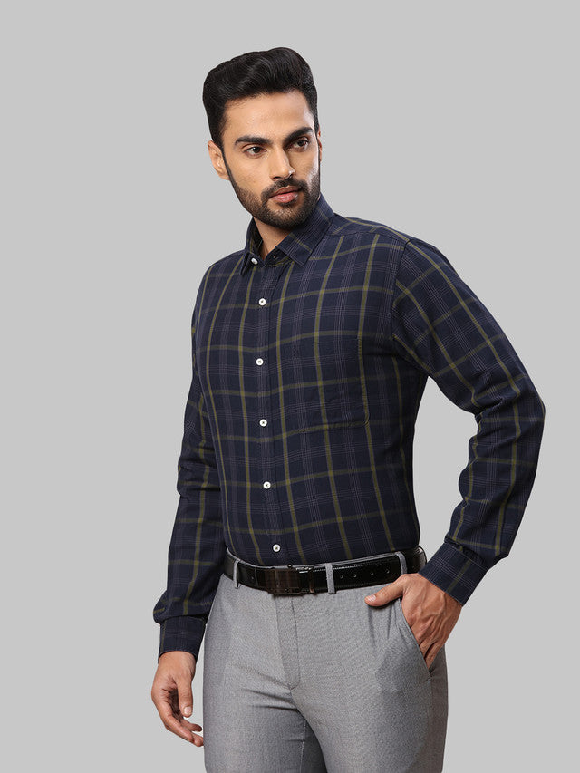 Raymond Blue Casual Shirt 