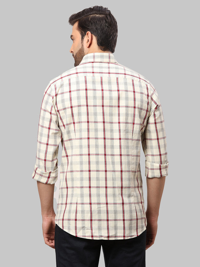 Raymond Beige Casual Shirt 