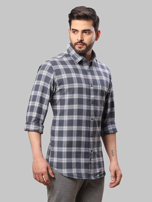 Raymond Blue Casual Shirt 