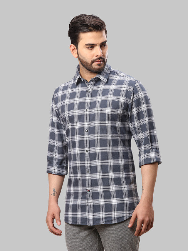 Raymond Blue Casual Shirt 