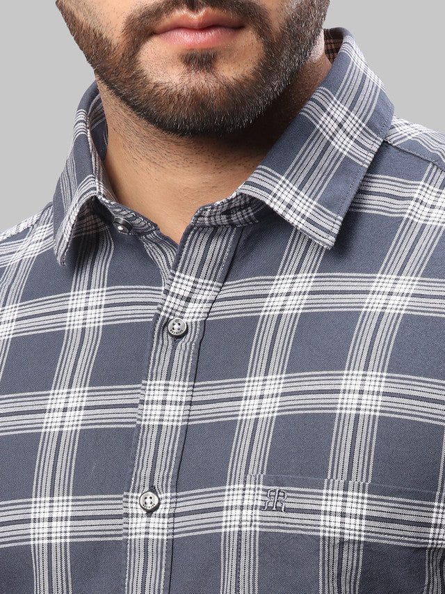 Raymond Blue Casual Shirt 