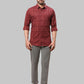 Raymond Maroon Casual Shirt 