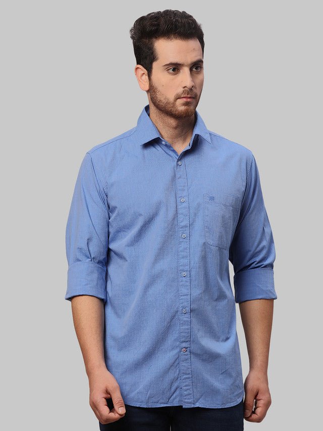 Raymond Blue Casual Shirt 