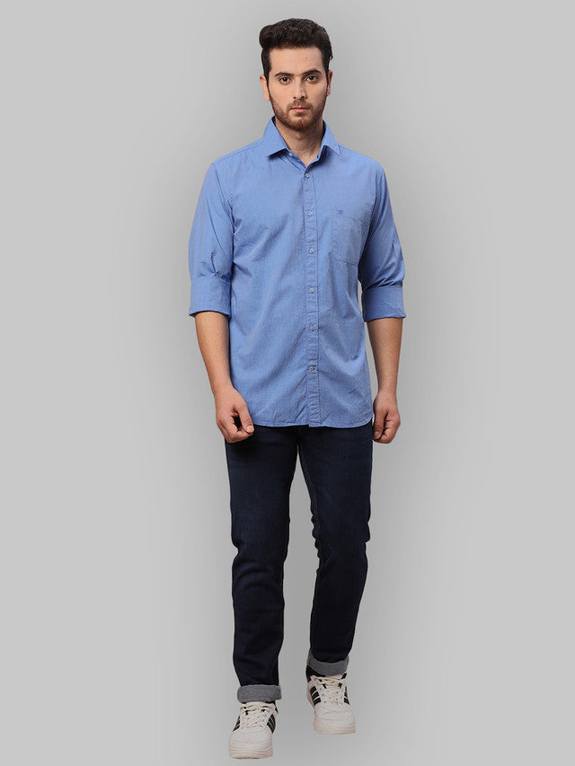 Raymond Blue Casual Shirt 