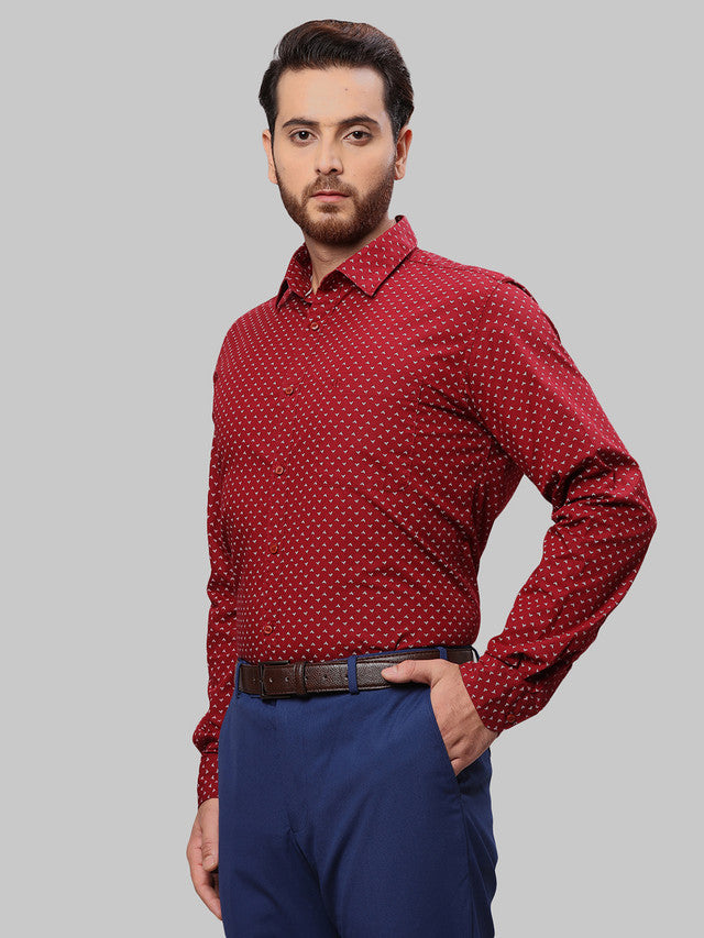 Raymond Red Casual Shirt