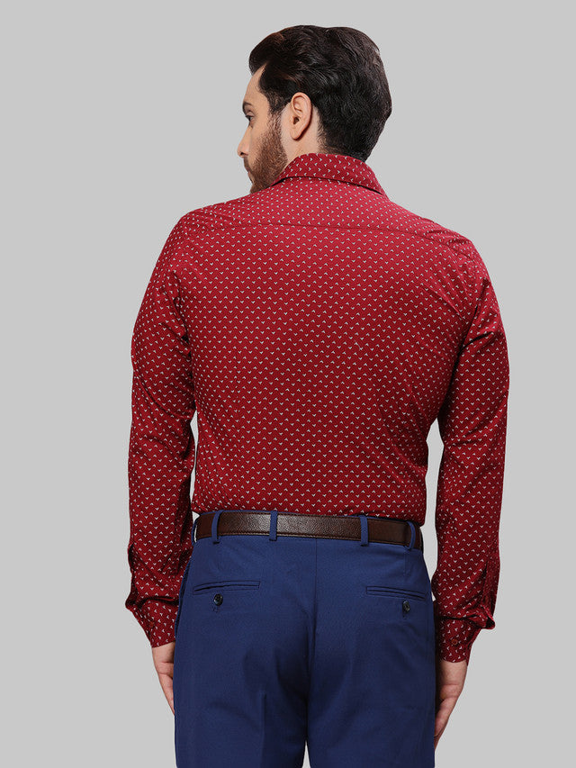 Raymond Red Casual Shirt