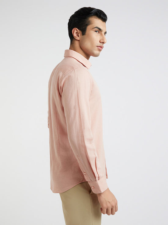 Raymond Men Red Slim Fit Solid Casual Shirt – MyRaymond