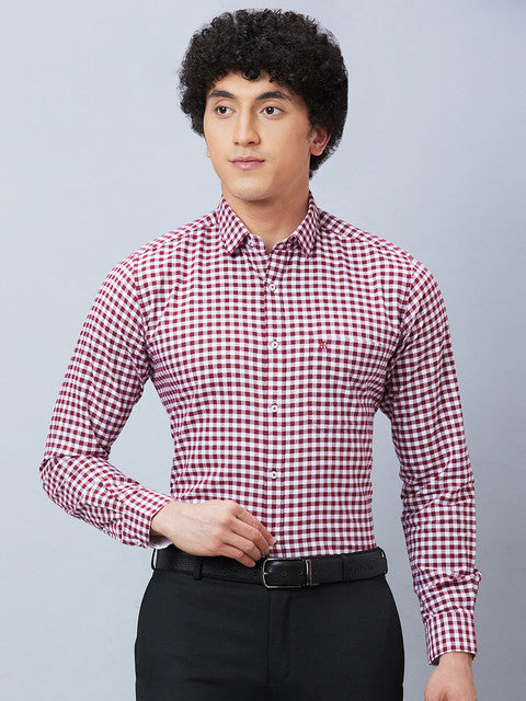 Raymond Maroon Casual Shirt